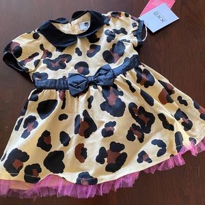 Girls Harajuku Mini target 18M leopard dress NWT